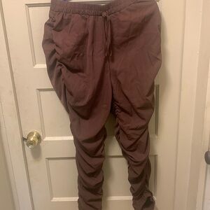Drawstring Runched pants